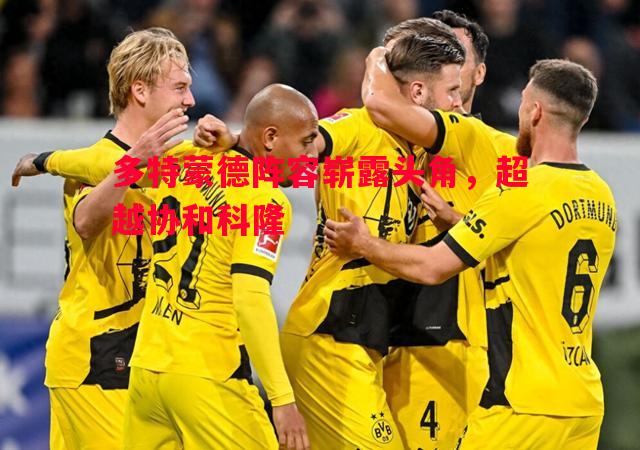 多特蒙德阵容崭露头角,超越协和科隆 多特蒙德阵容崭露头角,超越协和科隆